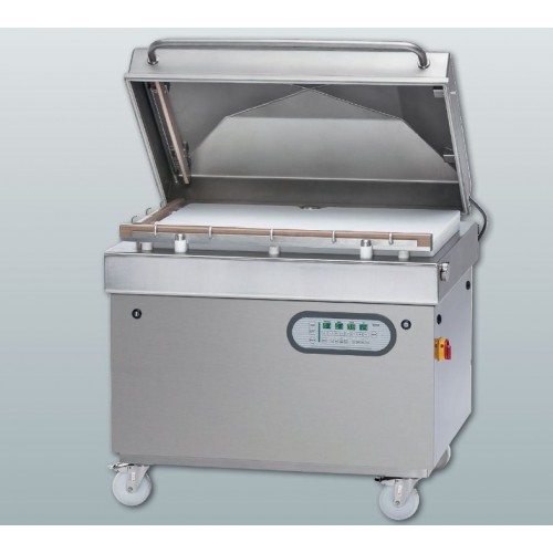 Machine a emballer sous vide industrielle en inox BUSCH 250 m3/h modèle TITAN F 1000 L