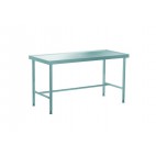 Table de poussage 4 bords anti-ruissellement, L 1500 x l 700 x H 900 mm