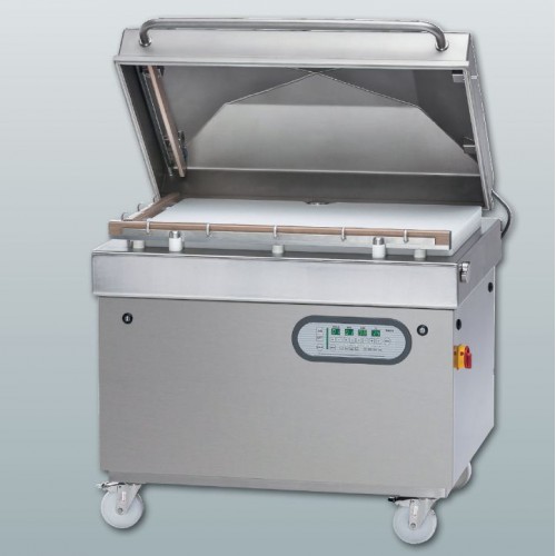 Machine a emballer sous vide industrielle en inox BUSCH 250 m3/h modèle TITAN F 1000 XL C