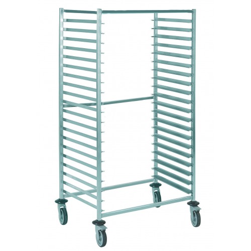 Chariot à glissière euronorme acier inoxydable alimentaire 600 x 800 mm Chariot à glissière euronorme acier inoxydable alimentaire 600 x 800 mm