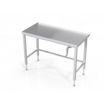 Tables de travail confor'table réglables par manivelle centrale sans étagère prof 700 mm