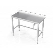 Tables de travail confor'table réglables par manivelle, Adossée sans étagère, prof 700 mm