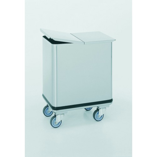 Bac à farine avec couvercle acier inoxydable hauteur 725 mm Bac à farine avec couvercle acier inoxydable hauteur 725 mm