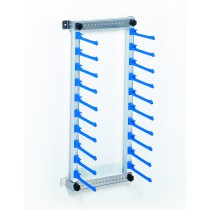 Porte-assiette garnie mural, en acier inoxydable, 1 pile