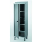 Armoire à fond plat, pour produits d’entretien et balais, avec séparation verticale, H 1890 mm