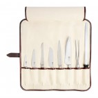 Trousse à couteaux en cuir Boldric, 8 emplacements