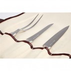 Trousse à couteaux en cuir Boldric, 8 emplacements