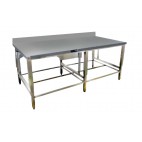 Tables de travail confor'table réglables électriquement, centrale sans étagère, prof 600 mm