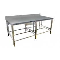 Tables de travail confor'table réglables électriquement, adossée sans étagère, prof 600 mm