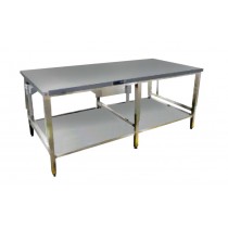 Tables de travail confor'table réglables électriquement, centrale sans étagère, prof 600 mm