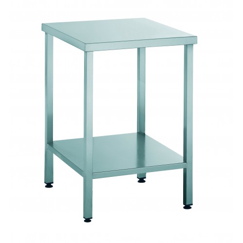 Table porte-machine soudée acier inoxydable L 600 x l 600 x H 850 mm Table porte-machine soudée acier inoxydable L 600 x l 600 x H 850 mm