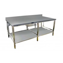 Tables de travail confor'table réglables électriquement, adossée sans étagère, prof 600 mm