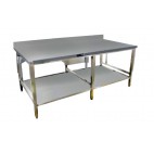 Tables de travail confor'table réglables électriquement, adossée sans étagère, prof 600 mm