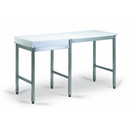 Combiné billot polyéthylène pour laboratoire piétement soudé largeur 600 mm Combiné billot polyéthylène pour laboratoire piétement soudé largeur 600 mm