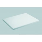 Plaque polyéthylène blanc largeur 700 mm ép 25 mm