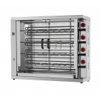 Rôtissoire de dernière génération, électrique simple, 4 broches, modèle 420 EKO-E, 20/24 poulets