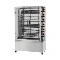 Rôtissoire de dernière génération, électrique simple, 6 broches, modèle 630 EKO-E, 30/36 poulets