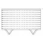 Set de 2 demi-panier pour riz, trous égouttoir à riz diam. 3 mm