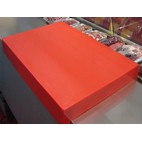 Planche de découpe en polyéthylène, pour banque réfrigérée, couleur rouge