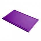Plaque de découpe cuisine multicolore, polyéthylène alimentaire, GN1/1, L 530 x P 325 x H 15 mm