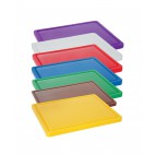 Plaque de découpe cuisine multicolore, polyéthylène alimentaire, GN1/1, L 530 x P 325 x H 15 mm