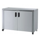 Armoire a roulettes, option pour rotissoire, modèle AR-EKO, longueur 1100 mm