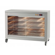 Vitrine électrique en acier inoxidable, option pour rotissoire, modèle VC-EKO