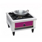 Réchaud, sur pieds, classique et wok, 1 feu, 14 Kw