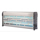 Exterminateurs d'insectes  2 x 18 W carter inox à néons protection 120m²