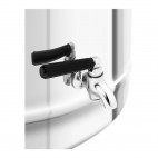 Conteneur isotherme, inox brossé, 30 L, avec robinet de vidange