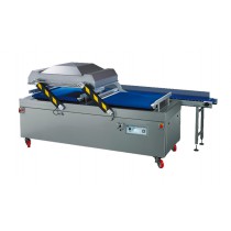 Machine sous vide industrielle automatique, en inox, BUSCH 300 m3/h, modèle ACS P AUTO