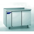 Meuble réfrigéré gastronorme sans groupe en acier inoxydable froid négatif 2 portes 834 W