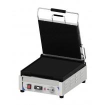 Grill Panini Xl Premium Rainurée - Lisse, en inox, 2400 W