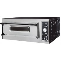 Four à pizza éléctrique mécanique acier inox Basic 6