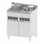 Friteuse Électrique Sur Pieds, 2 X 16 Litres, en acier inoxydable  2 x 12000 W