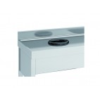 Option trou vide-déchets sur table