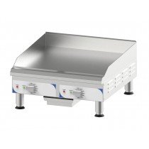 Plaque à snacker Large Lisse en inox 2 x 3000 W