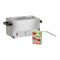 Chauffe brique 3 x 1 Litre, acier inoxydable, 1250 W