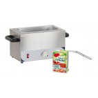 Chauffe brique 3 x 1 Litre, acier inoxydable, 1250 W