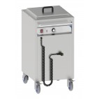 Chariot Chauffe Assiettes Niveau Constant, acier inoxydable, 570 W