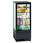Vitrine réfrigérée positive 98 L, 160 W