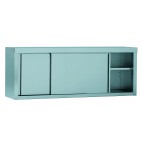 Armoire suspendue portes coulissantes acier inoxydable largeur 400 mm