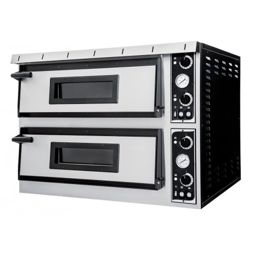 Four à pizza éléctrique mécanique acier inox Plus XL 44 Four à pizza éléctrique mécanique acier inox Plus XL 44