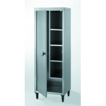 Armoire pour produit d'entretien, acier inoxydable, largeur 500 mm