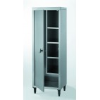 Armoire pour produit d'entretien, acier inoxydable, largeur 500 mm