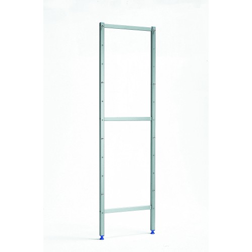 Echelle en aluminium anodisé P 400 x H 1750 mm, pour rayonnage Echelle en aluminium anodisé P 400 x H 1750 mm, pour rayonnage
