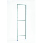 Echelle en aluminium anodisé P 400 x H 1750 mm, pour rayonnage