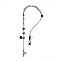 Robinetterie cuisine, douchette eau froide, H 1200 mm, base ø 23 mm