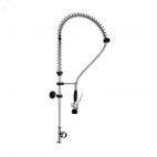 Robinetterie cuisine, douchette eau froide, H 1200 mm, base ø 23 mm