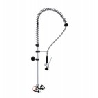 Robinetterie cuisine douchette EC/EF mono-trou mélangeur standard à poser sur plonge H 1200 mm